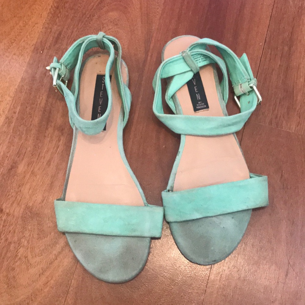 Steve Madden sea foam blue sandals